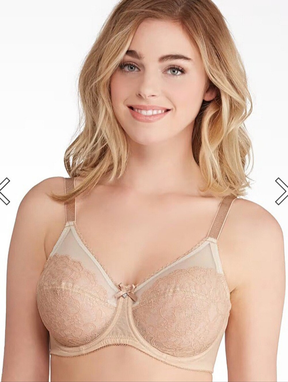 Wacoal Retro Chic Full Figure Lace Underwire Bra, Size 34D